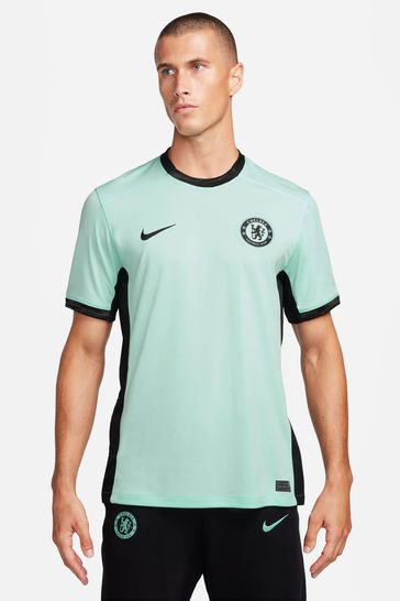 Buy Nike Green Blank Chelsea FC Stadium 23 24 Third Football Shirt