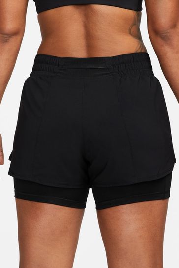 Dri fit 2 in 2025 1 running shorts women's