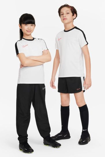 Nike White/Black Dri-FIT Academy Training T-Shirt