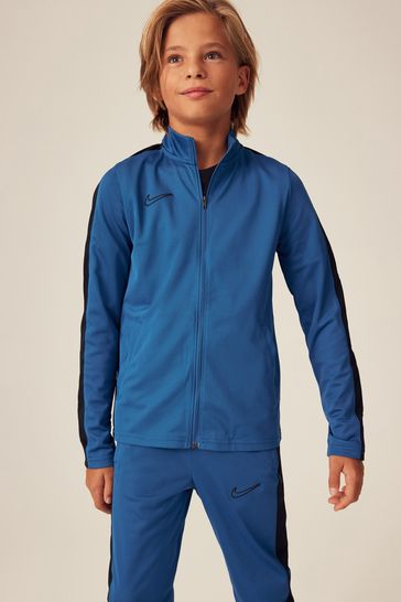 Buy Nike Blue Black Dri FIT Academy Training Tracksuit from Next Luxembourg