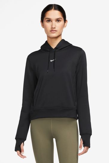 Buy Nike Black Therma FIT One Pullover Hoodie from Next Luxembourg