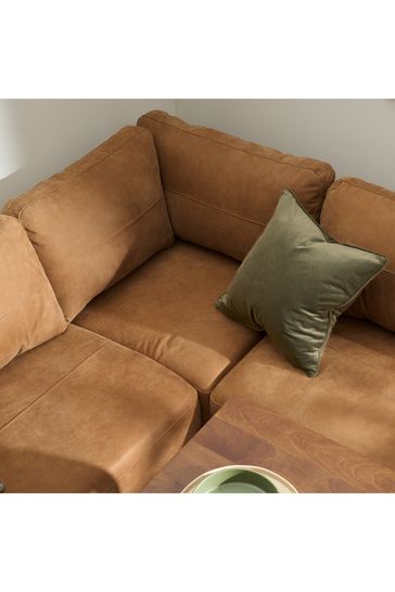Brown l sale sofa