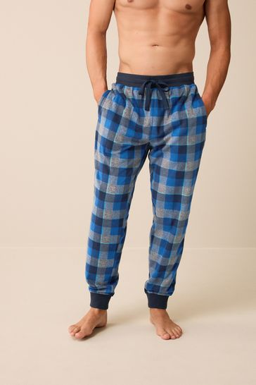 Fleece cuffed pyjamas outlet