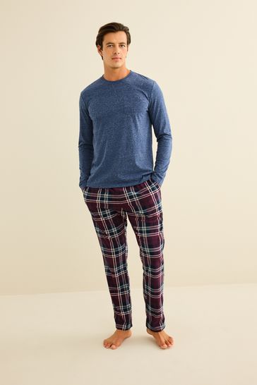 Purple sales tartan pyjamas