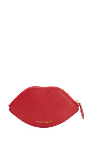 Buy Lulu Guinness Red Lip Aria Coin Purse from Next Hungary
