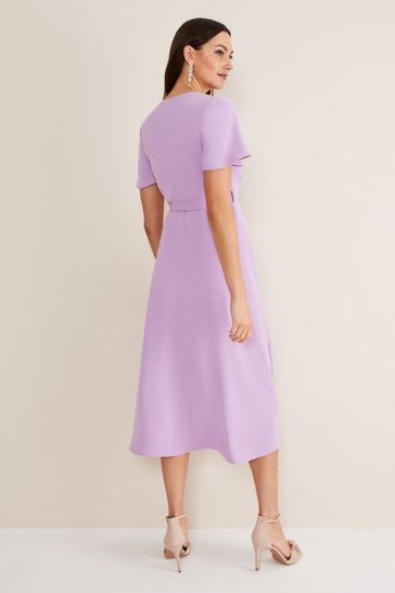 Phase Eight Purple Julissa Wrap Dress