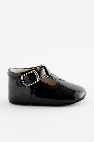 Buy Black Baby T Bar Shoes 0 24mths from Next Germany