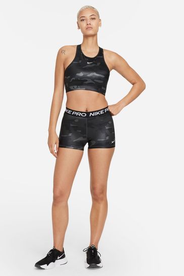 Nike pro 2024 women's camo shorts