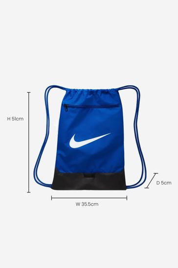 Buy Nike Blue Brasilia 9.5 Training Gym Sack from Next Ireland
