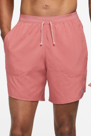 Nike mens pink running shorts outlet