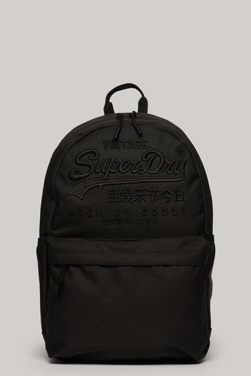 Superdry Black Superdry Heritage Montana Bag