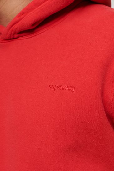 Washed red hoodie cheap