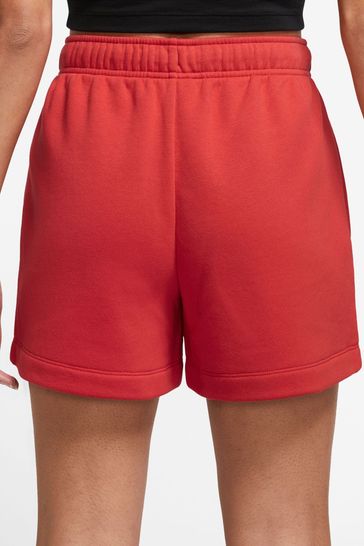 Nike sweat top shorts red