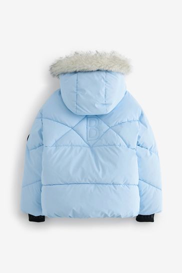 Buy Baker by Ted Baker Shower Resistant Blue Short Coat from Next