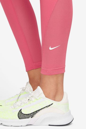 Buy Nike Bright Pink One High Waisted 7 8 Leggings from Next