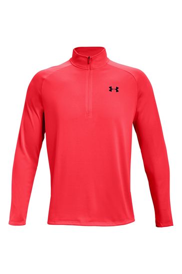 Under armour red quarter zip cheap