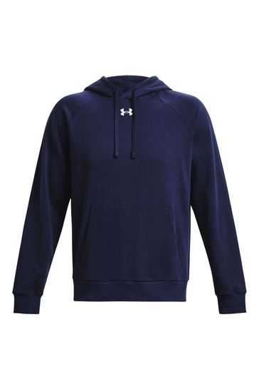 Under armour hoodie navy blue top