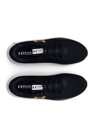 Buy Under Armour Charged Pursuit 3 Black Trainers from Next Luxembourg