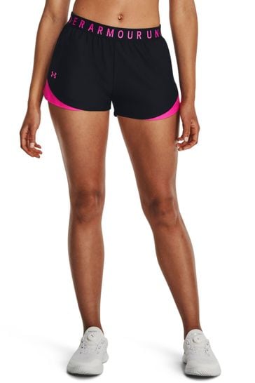 Under Armour Black/Pink Play Up 3.0 Shorts