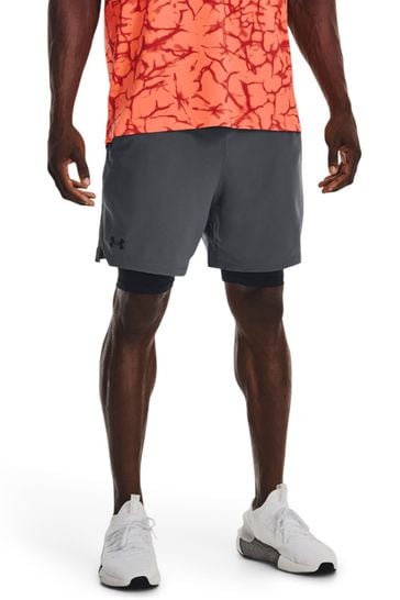 Under Armour Grey Vanish Woven 2-In-1 Shorts