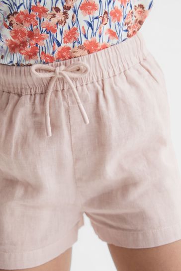 Linen shorts juniors hotsell