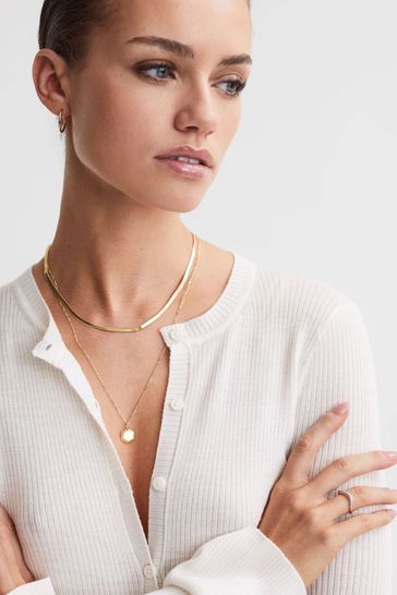 Buy Maria Black Chain Necklace from the Laura Ashley online shop