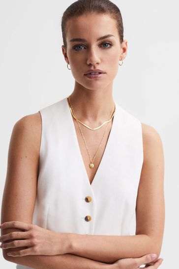 Buy Maria Black Adjustable Necklace from the Laura Ashley online shop