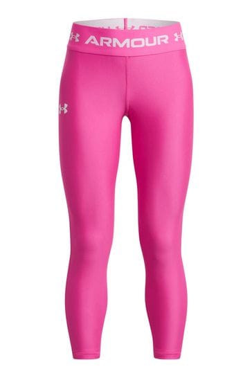 Under Armour Pink 7/8 Youth Leggings