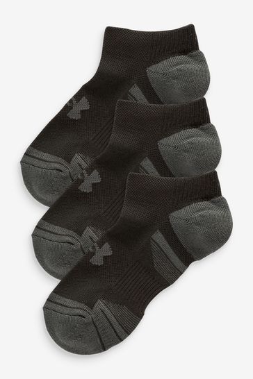 Under Armour Black Performance Tech Socks 3 Pack