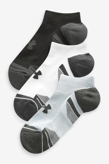 Under Armour Grey Performance Tech Socks 3 Pack