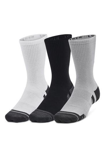 Under armour heatgear tech crew socks 3 pack hot sale
