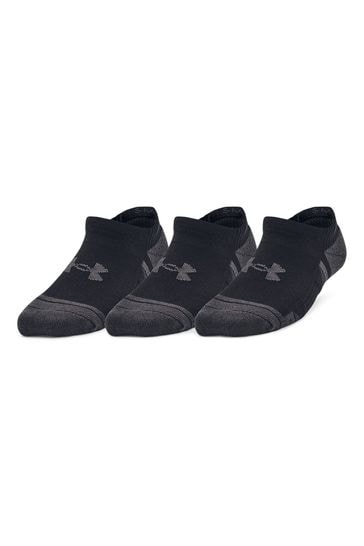 Under Armour Black Junior Performance Tech Socks 3 Pack