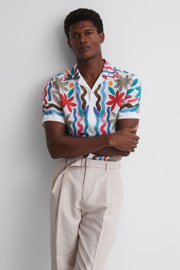 Floral cuban dress top