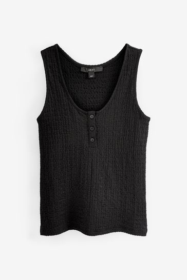 Black 2025 vest top