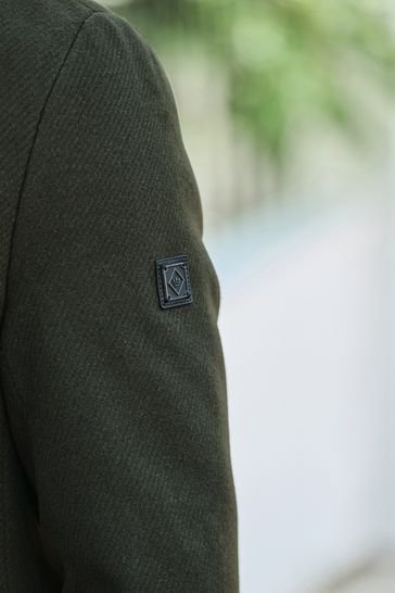 Green hot sale wool jacket
