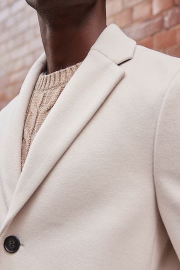 Buy Cream Epsom Coat from Next Luxembourg