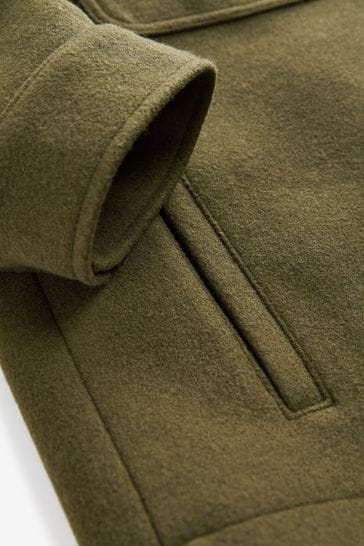 Green best sale trucker jacket