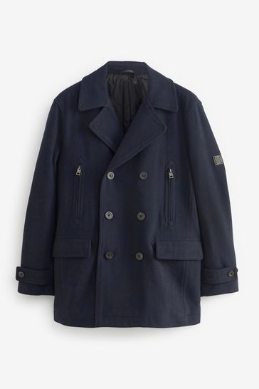 Navy blue peacoat womens sales