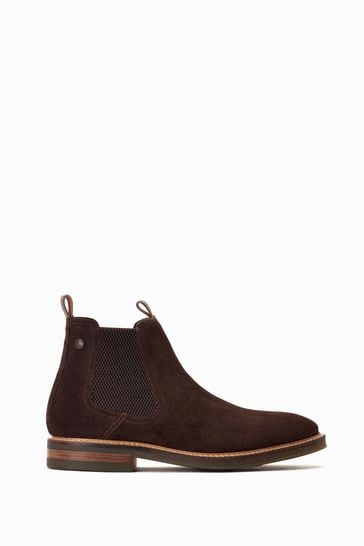 Base London Masada Pull On Brown Chelsea Boots