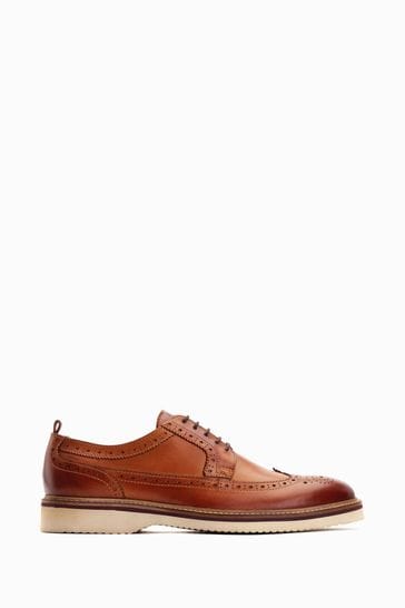 Base London Sully Lace Up Brogue Shoes