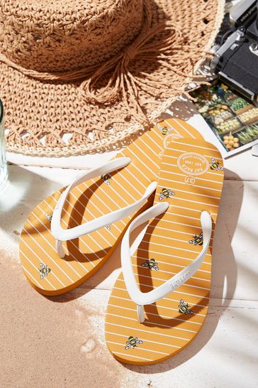 Fat face flip flops sales