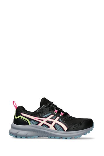 Asics all black trainers sales