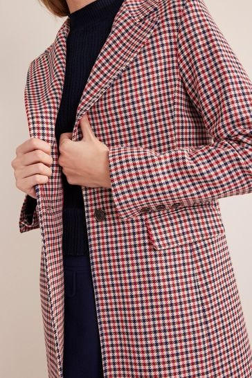 Buy Boden Natural Tailored Top Coat from Next Luxembourg