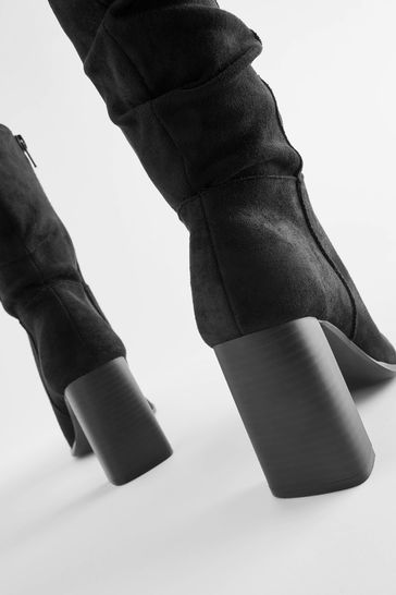 Next black clearance slouch boots
