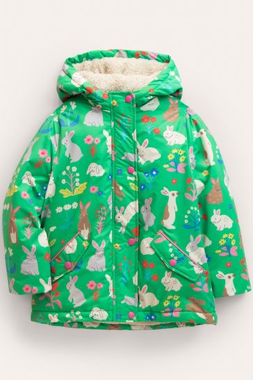 Boden Green Sherpa Lined Anorak