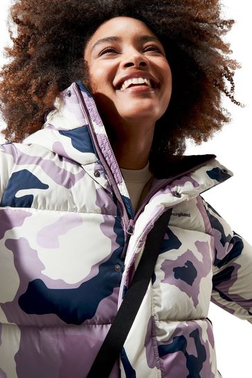 Berghaus Purple Camo Combust Longline Padded Jacket