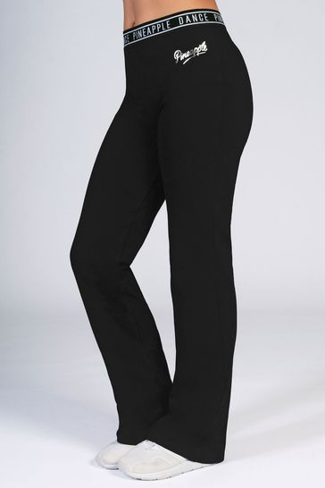 Buy Pineapple Girls Black Flare Jersey Trousers from Next Turkey