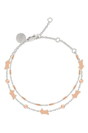 Buy Radley Ladies Silver And 18ct Rose Gold Plated Double Layer