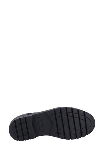 Hush puppies new arrivals black shoe