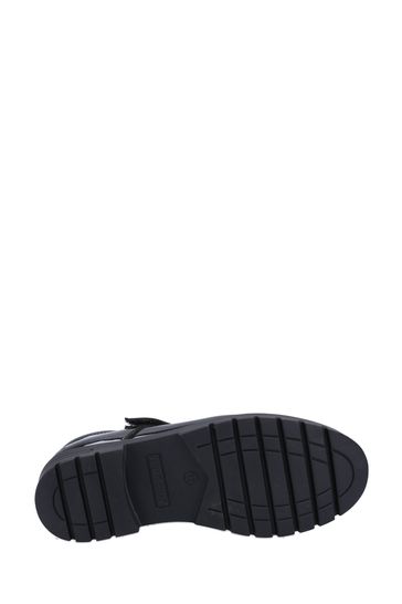 Hush Puppies Sabrina Patent Senior Black Shoes
